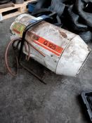 Andrews G125 portable heater, no regulator