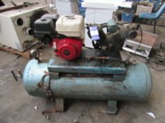 Petrol driven receiver mounted compressor