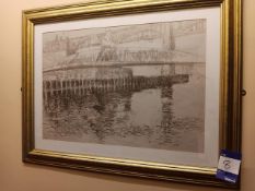 Large bridge artwork