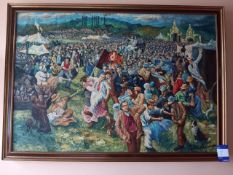 Large acrylic artwork by Peter Flanagan