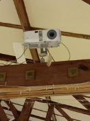 NEC mounted projector and Projecta projector screen (to be removed from height and electrically