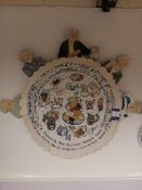 “The Tea Table Project” mosaic artwork with plaque