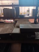 Multi-brackets M Universal table stand, 1 x Atacama Nexus 6i white shelf, 1 x Bontec ME400 TV wall