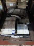 5 x Iconic TVB-AB26 kara range black glass TV stands