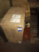 1 x Jual JF203 0B TV stand (850mm) 1 x MMT-Casino 550 white glass TV stand