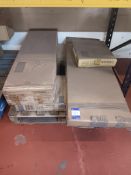 Pallet of TV stands to include Charisma Black gloss/chrome stand, 2 x Ludlow white/oak effect TV