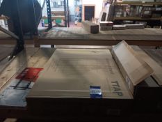 TTAP Vision TVS1013 black hi-fi stand, 2 x Swiftmount full motion MP600 bracket, TTAP TTD404TI