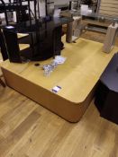 Wooden display plinth