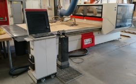 SCM Pratix S 22-31 C CNC Router with SCM Hand Control Unit, and Control Panel (Serial Number AH/