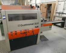 Weinig Quattromat 23P Planer Moulder (Serial Number 92656, Year 2001) (Please note, it is the