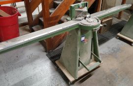 Morso Treadle Operated Corner Notcher, with Extension Arms