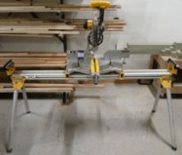 Dewalt DW708-GB Mitre Saw, with Dewalt DE7023-XJ Type 3 Mitre Saw Stand