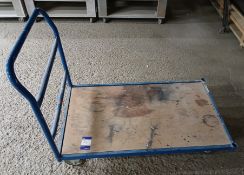 Steel Frame Flat Bed Trolley