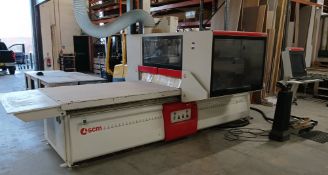 SCM Pratix S12 B CNC Router with SCM Hand Control Unit, and Control Panel (Serial Number AH/
