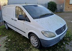 Mercedes-Benz Vito 2.1 111CDI Compact Panel Van SWB, Registration DG09 LHH, Date Registered March