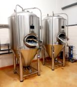 2 x 1000 litre Fermentation Vessells, model 55304, serial numbers 1401602 & 1401604 (2014)