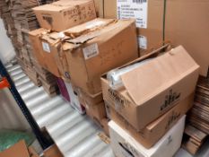 Large Quantity of Various Plastic Cups to 11 Boxes
