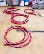 12 Various Sized Brew Flex T5700L Brewery Hoses