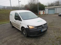 Volkswagen CADDY C20 DIESEL, 2.0 TDI BlueMotion Tech 102PS Startline Van, white, Registration GV65