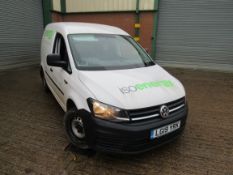 Volkswagen CADDY C20 DIESEL, 2.0 TDI BlueMotion Tech 102PS Startline Van, white, Registration LG19