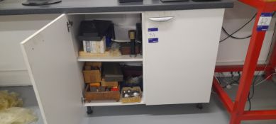 Contents of cupboard to include various test & measurement, ball gauges, plug gauges etc.