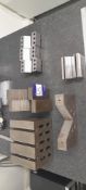2 Slotted steel box plates & vee blocks