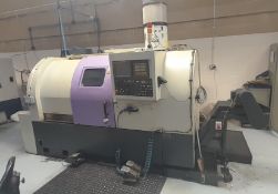 Ecoca SJ-25 CNC Lathe, Serial number 4906213 (2005) WITH Fanuc Series 21i-TB control and 8in chuck