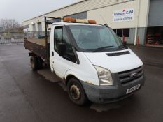 2010 FORD TRANSIT T350M LTD TIPPER .Reg ND60 DDU. Comes with 1 x key and V5. Vehicle driven to site.