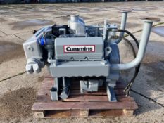 Pair of Cummins 6V378 Marine Diesel Engines Ex standby