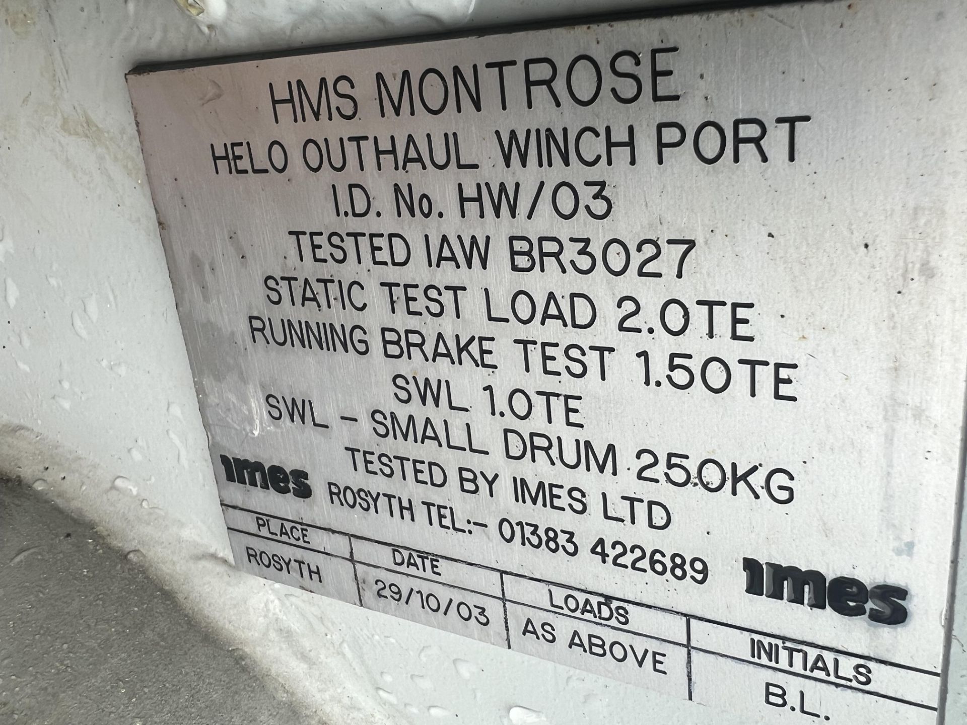 Qty 6 Hydraulic Winches 1Ton - Image 4 of 5