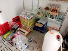 Quantity of non alcoholic stock to cold store