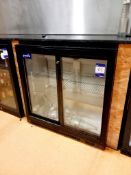 Prodis double bottle fridge (contents not included)
