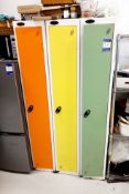 3 x Probe Metal Lockers