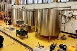 Brew House to include Mash Tun with underback, hot liquor tank and cold liquor tank plus various