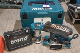 Makita KP0800 240v planer & Makita DR750 cordless trimmer
