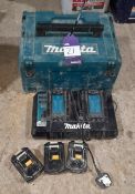 Makita DC18RD twin battery charging station