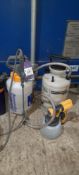 3 x Various plastic spray bottles