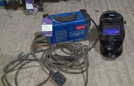 Sheppach 160A portable welding machine with Draper welding mash