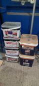 Quantity of grout & mortar