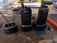 2 Retcvis RB629 Radios with charging base