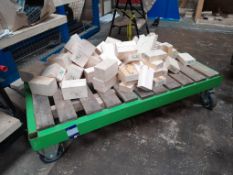 Slatted steel and timber warehouse dolly