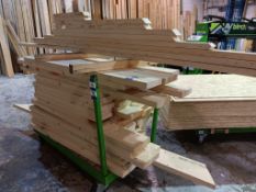 Quantity timber to trolley