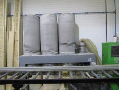 W2 7.5KW 3 bag dust extractor, Serial Number 1702719, 400V