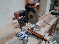 Evolution R255 SMS-DB, 255mm double bevel sliding mitre saw, 240V