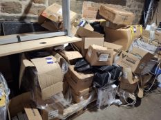 2 Pallets of various lighting components to include breakers, drivers, bulbs