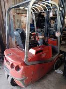 BT CBE12T battery operated forklift truck with sideshift, rated capacity 1200kg, Year 2005, Serial