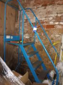 5 tread mobile platform warehouse steps