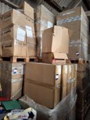 8 pallets of various lighting components to include Cree CR22 LED architectural troffer