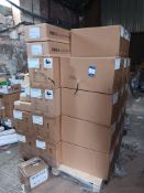 26 boxes to pallet to include 12 x AMY005 14W Bamburgh bulkhead 830/840/857 (6 pieces per box) 3 x