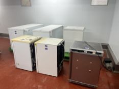 9x Fridges and Freezes including Polar Stainless Steel Fridge